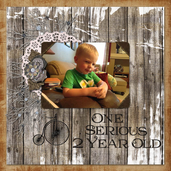 One Serious 2 Year Old