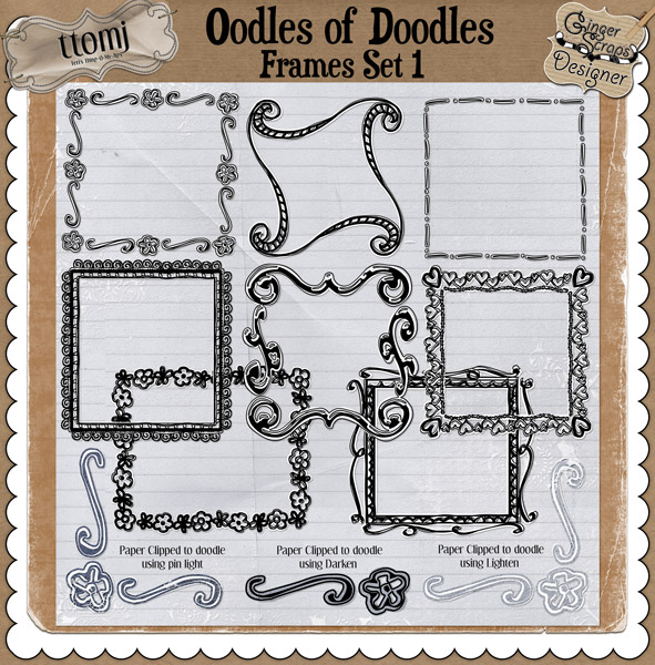 Oodles Of Doodles Frames 1