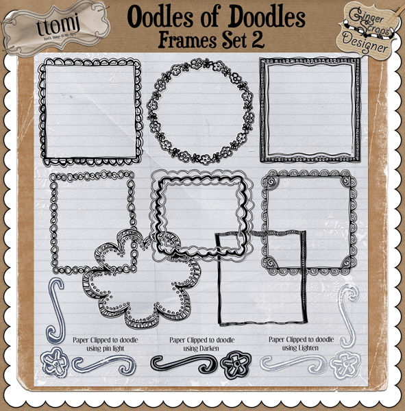 Oodles Of Doodles Frames 2