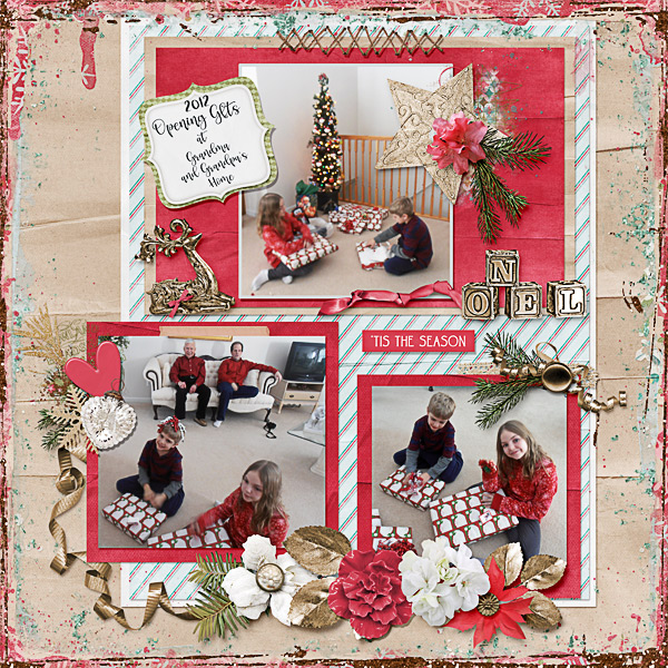 Opening Gifts at Grandma and Grandpas Home in 2012