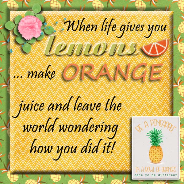 Oranges and lemons