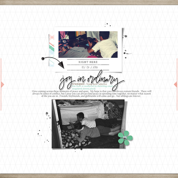 Ordinary Moments | October 2013