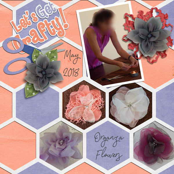 Organza flowers