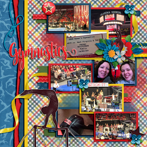 OU gymnastics meet Mother-Daughter 2.14.20