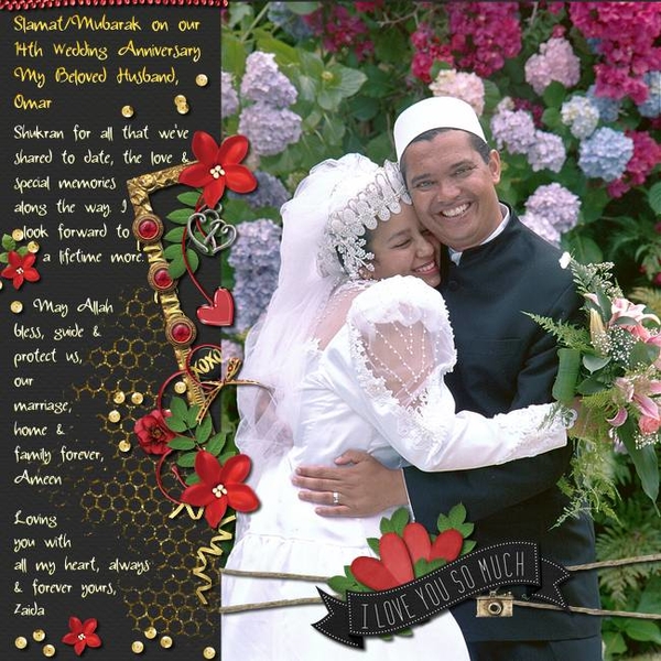 Our 14th Anniversary card