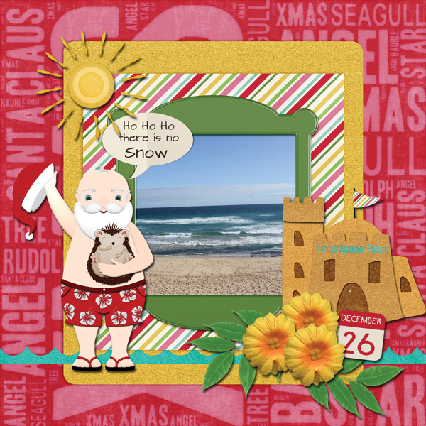 Our Christmas beach view