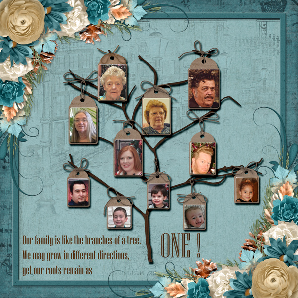 Our family is like the branches of a tree ...
