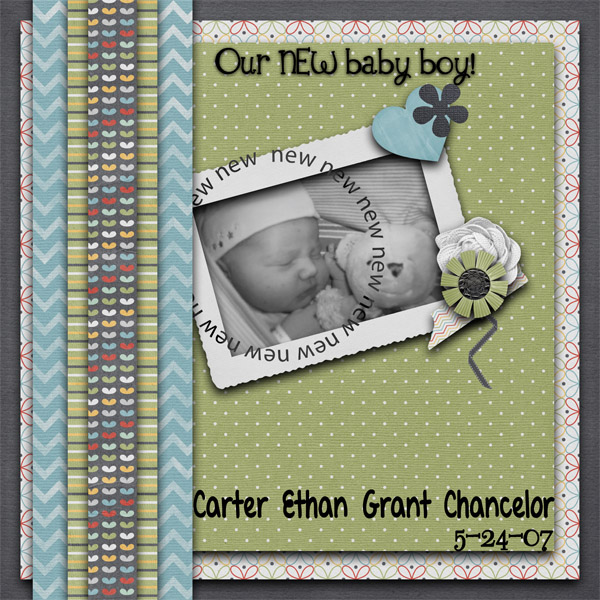 OUR NEW BABY BOY