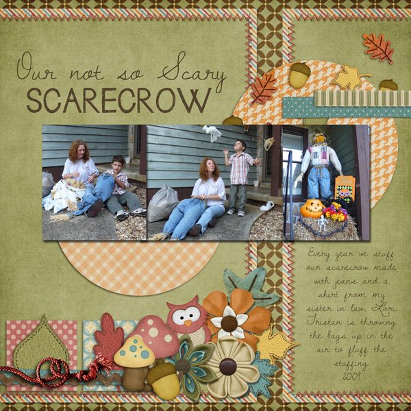 Our Not so Scary Scarecrow