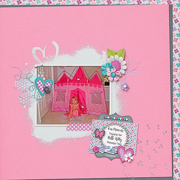 Our Princess and her Hello Kitty Tent
