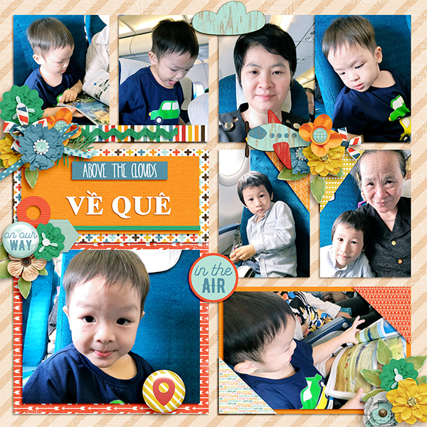 Our trip - in the air