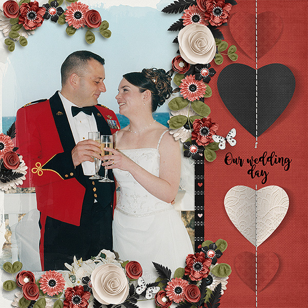 Our wedding day