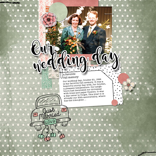 Our wedding day
