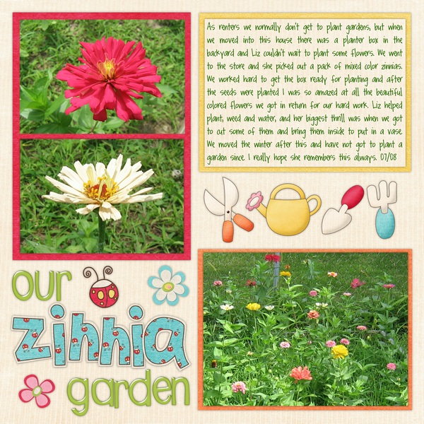 Our Zinnia Garden