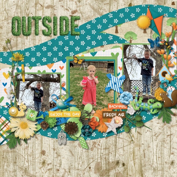 Outside