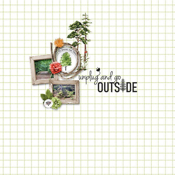 outside