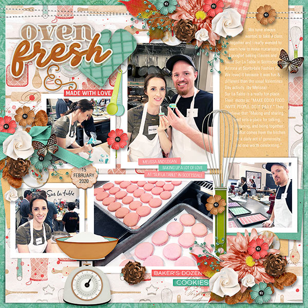 OVEN FRESH + MADE WITH LOVE