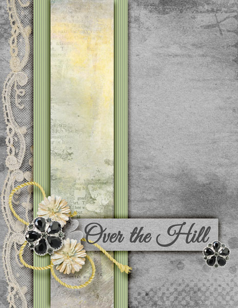 Over the Hill Card