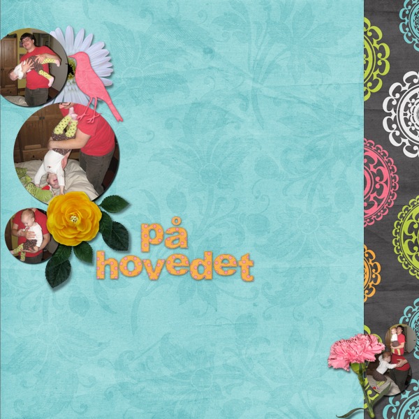 p hovedet (upside-down)