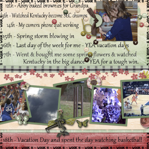 P52 - Week 11 - March 12-18th