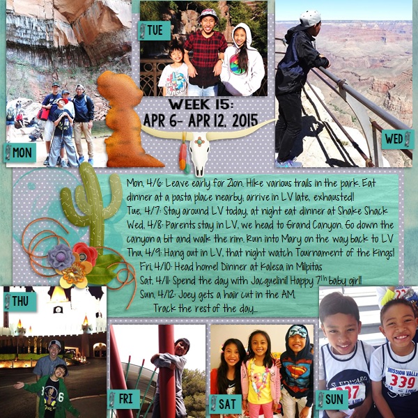 P52- Week 15: Apr 6- Apr 12