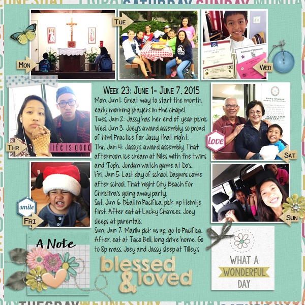 P52- Week 23: Jun 1- Jun 7, 2015
