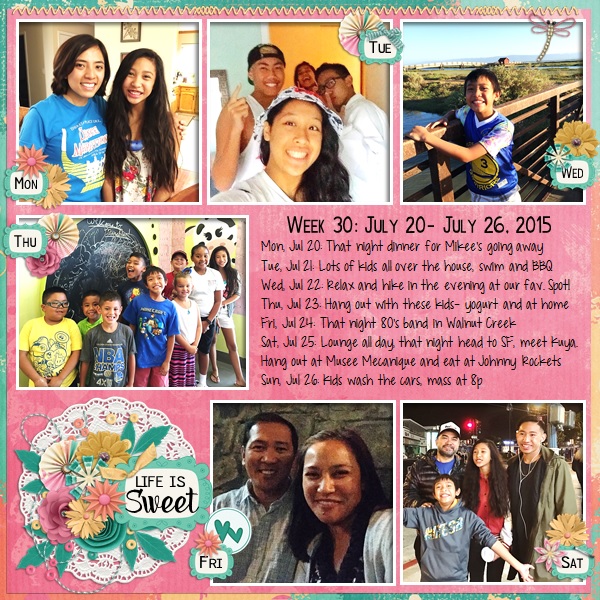 P52- Week 30: Jul 20-Jul 26, 2015