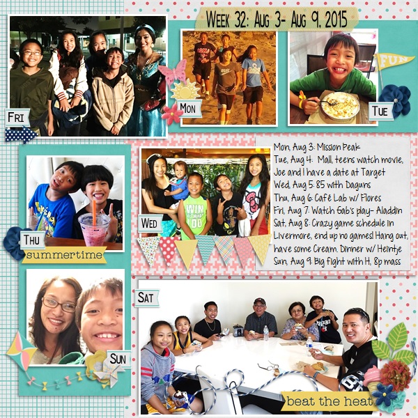 P52- Week 32: Aug 3- Aug 9, 2015