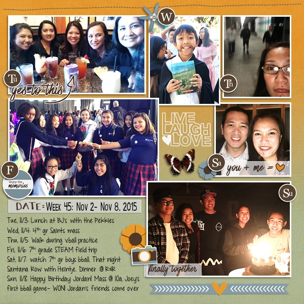 P52- Week 45: Nov 2- Nov 8