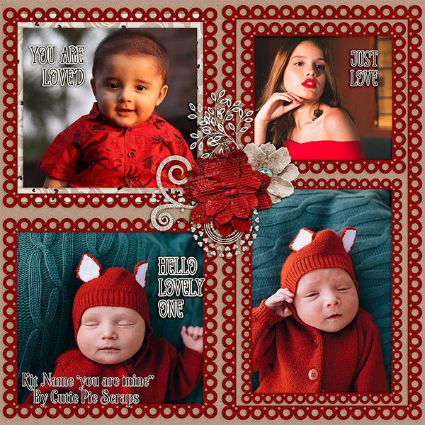 Page layout Frames 05 By Cutie Pie Scraps