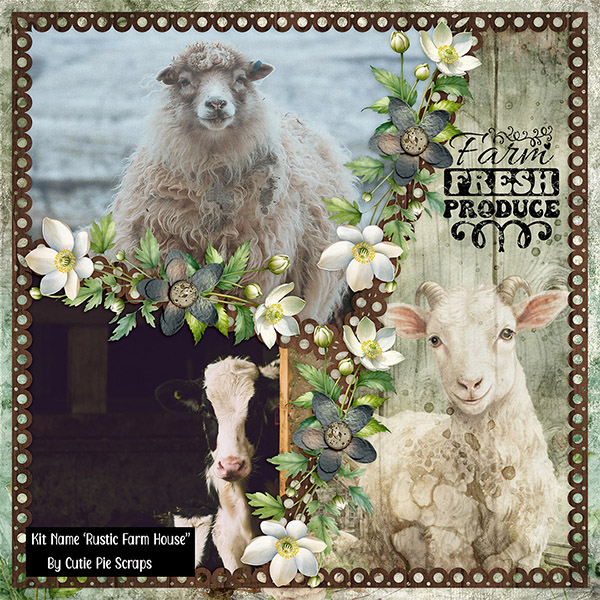Page layout Frames 07 By Cutie Pie Scraps