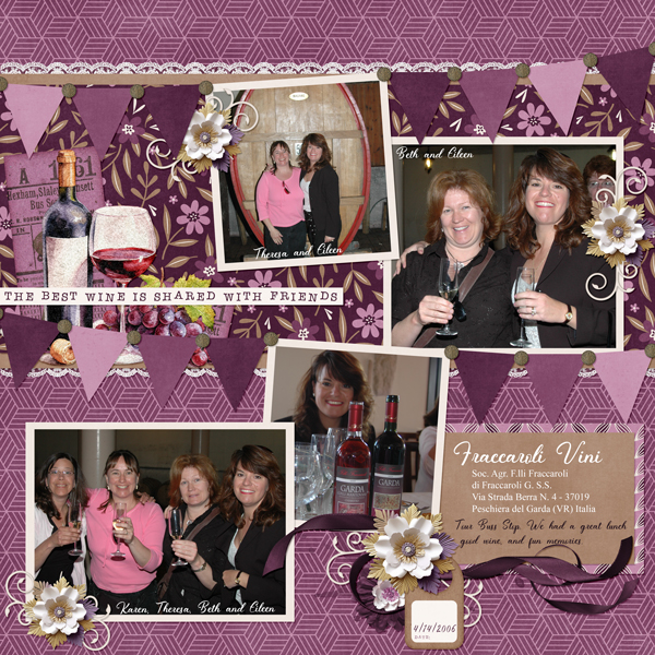 Paint Chip Barossa Grape from Designs by Connie Prince