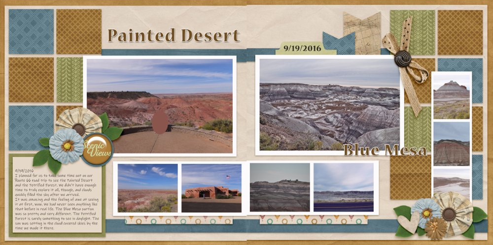 Painted Desert & Blue Mesa
