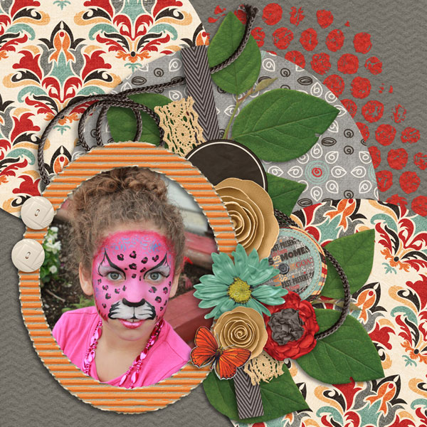 Painted face