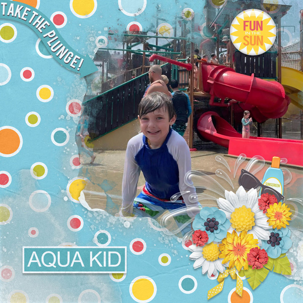 Painted Stories 4 Temp #4-Miss Fish, Water Park Fun-Magical Scraps Galore