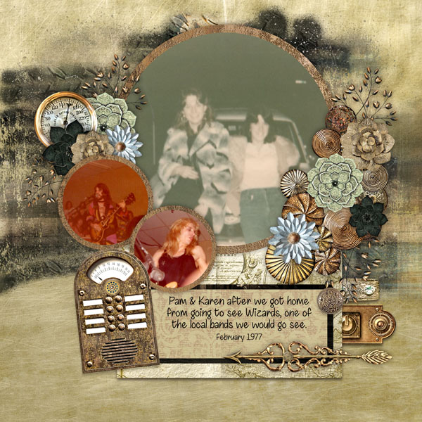 Painters Paradise Temp #3-Miss Fish, Time Traveler-The Scrappy Kat