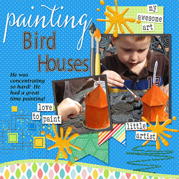 Painting Bird Houses