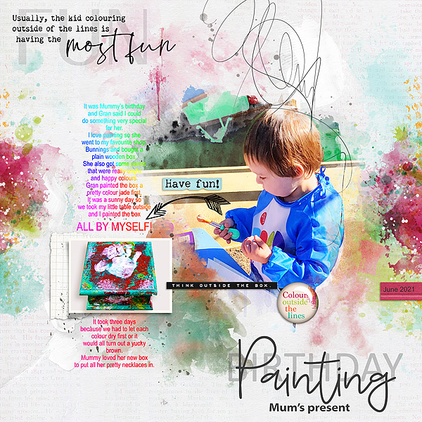 Painting Mum