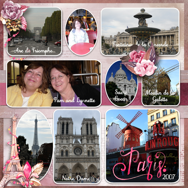 Pam and Lynnette in Paris