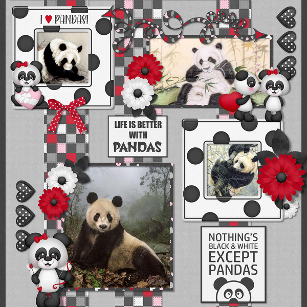 Panda Love by Boomersgirl