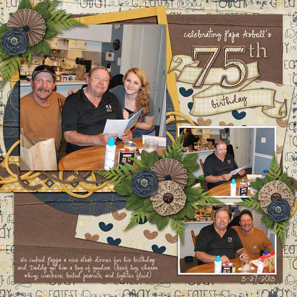 Papa's 75 birthday