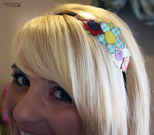 Paper Flower Headband
