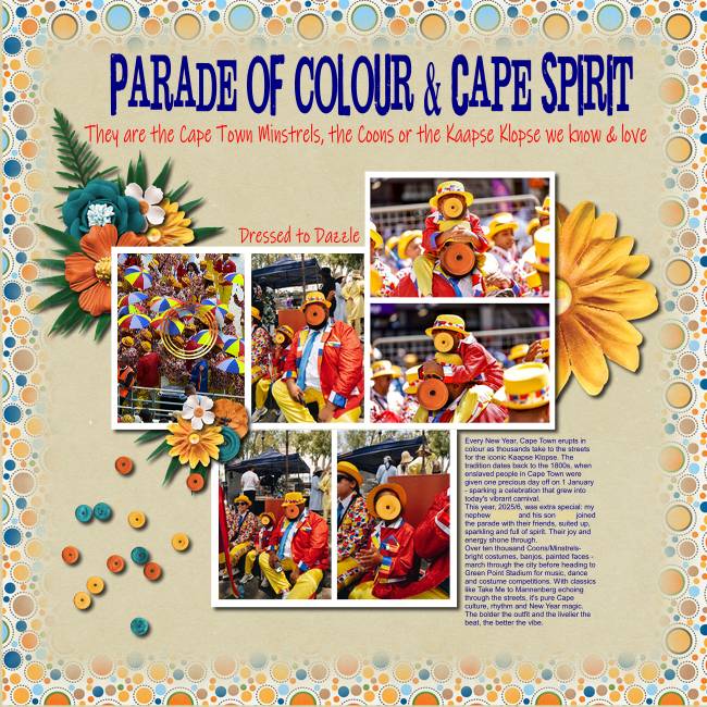 Parade of colour and Cape Spirit