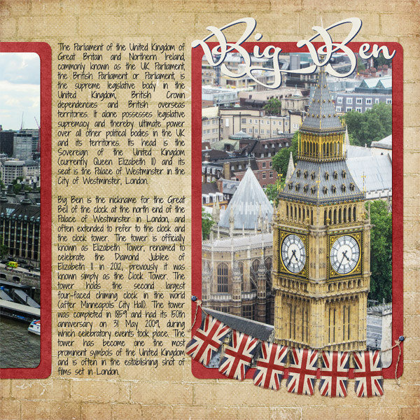 Parliament and Big Ben, right side