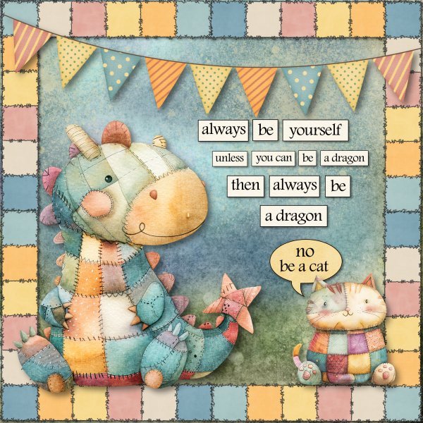 patchwork dragon