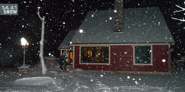 Pati's house in the winter