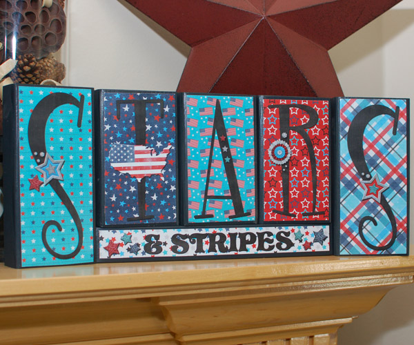 patriotic blocks