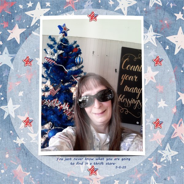Patriotic Thrift Tree