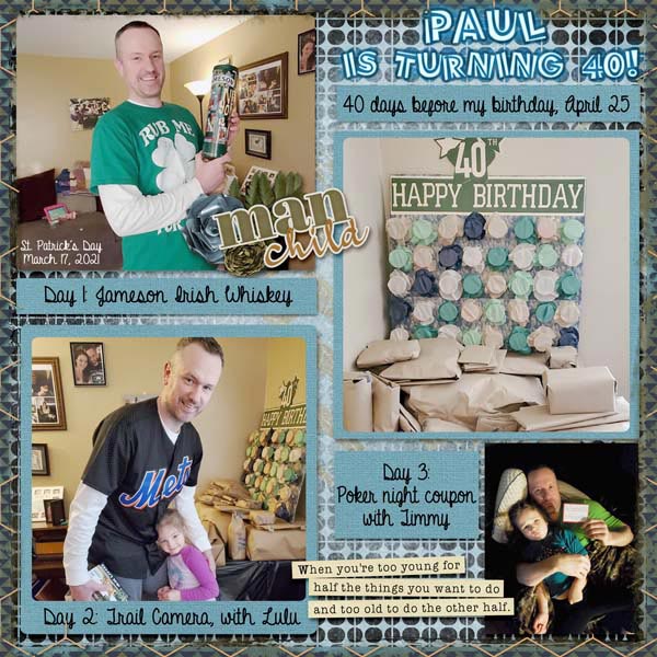 Paul turns 40