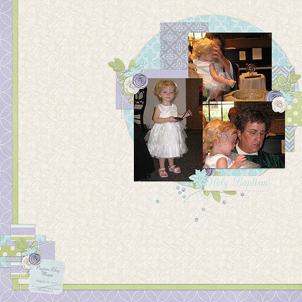 Payton's Baptism